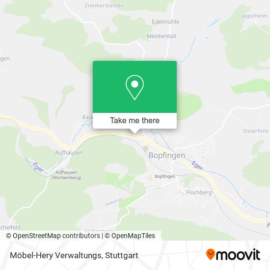 Möbel-Hery Verwaltungs map