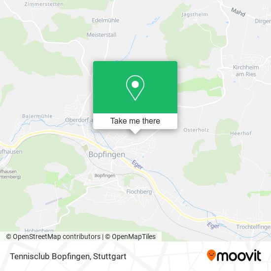 Tennisclub Bopfingen map