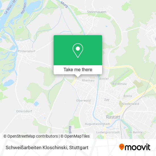 Schweißarbeiten Kloschinski map