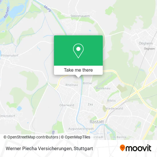 Карта Werner Piecha Versicherungen