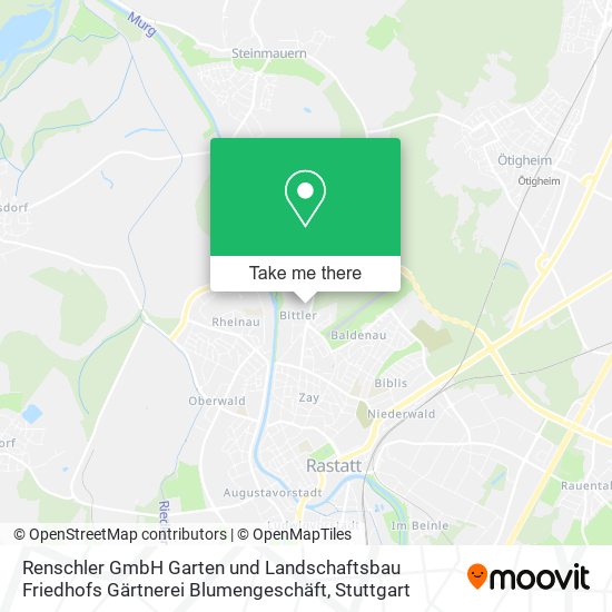 Renschler GmbH Garten und Landschaftsbau Friedhofs Gärtnerei Blumengeschäft map
