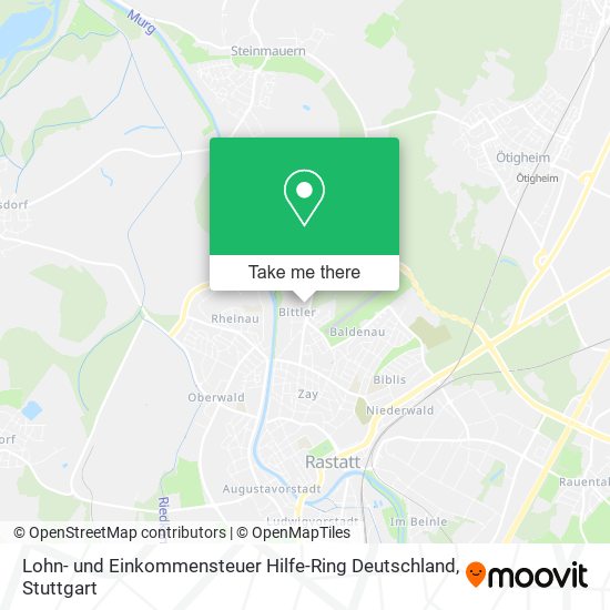 Lohn- und Einkommensteuer Hilfe-Ring Deutschland map