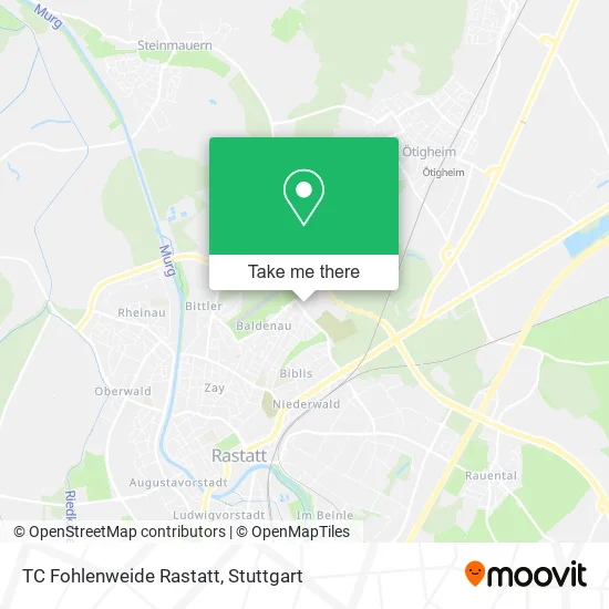 Карта TC Fohlenweide Rastatt
