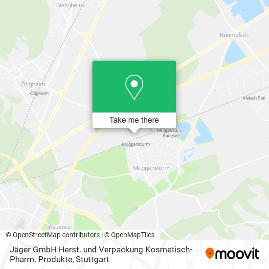 Jäger GmbH Herst. und Verpackung Kosmetisch- Pharm. Produkte map
