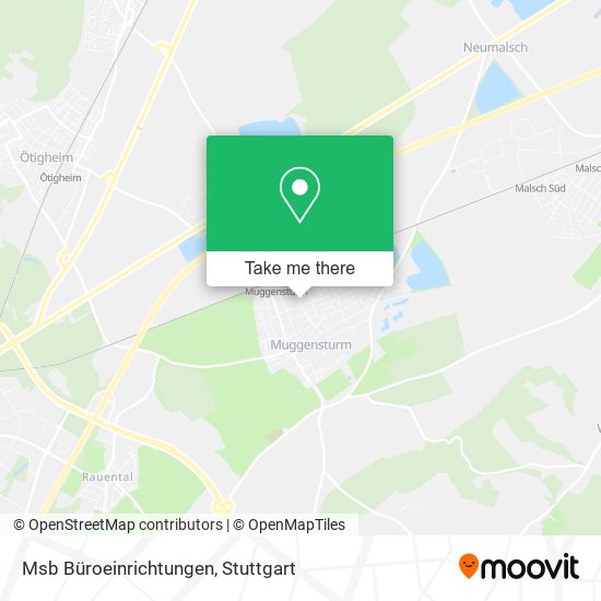 Msb Büroeinrichtungen map