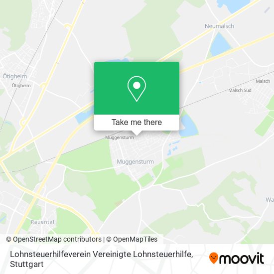 Lohnsteuerhilfeverein Vereinigte Lohnsteuerhilfe map