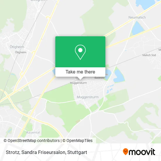 Карта Strotz, Sandra Friseursalon