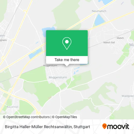 Карта Birgitta Haller-Müller Rechtsanwältin