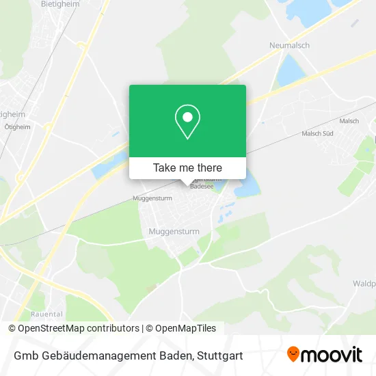 Карта Gmb Gebäudemanagement Baden