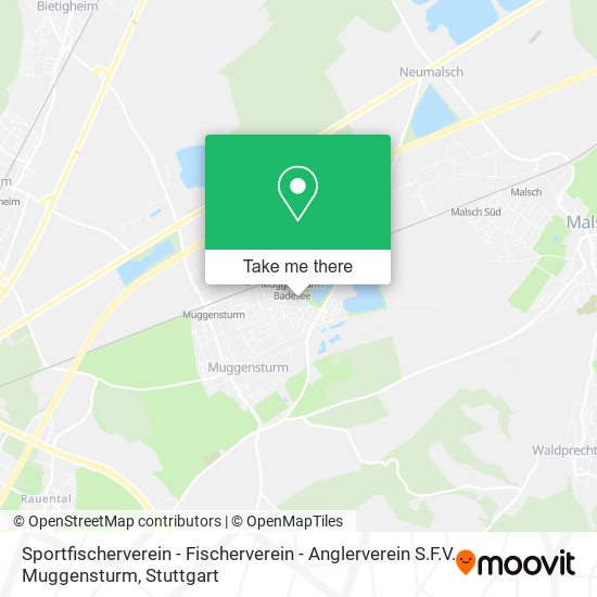 Sportfischerverein - Fischerverein - Anglerverein S.F.V. Muggensturm map