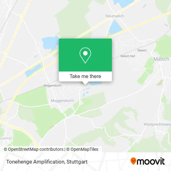 Карта Tonehenge Amplification