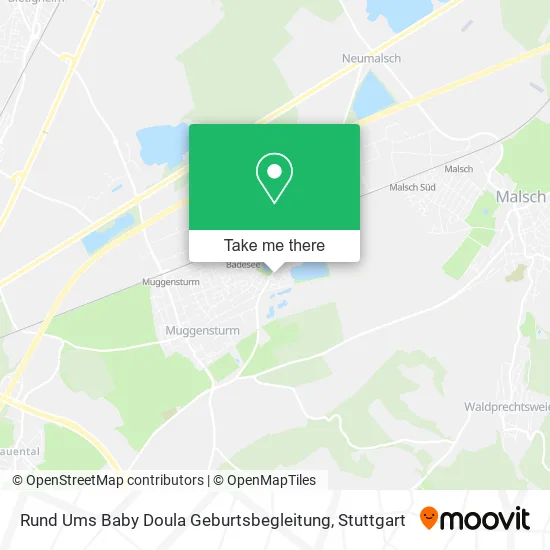 Карта Rund Ums Baby Doula Geburtsbegleitung