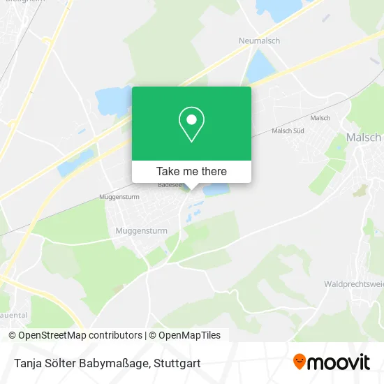 Карта Tanja Sölter Babymaßage