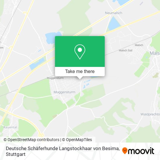 Deutsche Schäferhunde Langstockhaar von Besima map