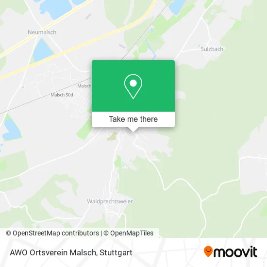 Карта AWO Ortsverein Malsch