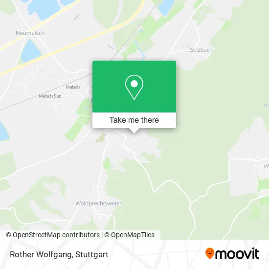 Карта Rother Wolfgang