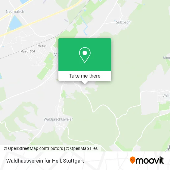 Карта Waldhausverein für Heil