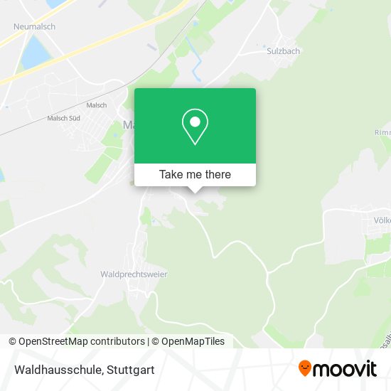 Карта Waldhausschule