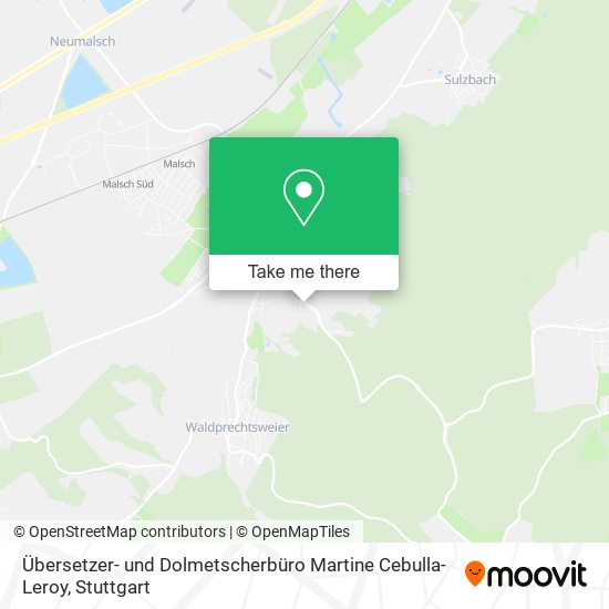 Übersetzer- und Dolmetscherbüro Martine Cebulla-Leroy map