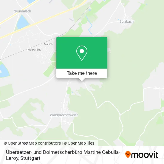 Карта Übersetzer- und Dolmetscherbüro Martine Cebulla-Leroy