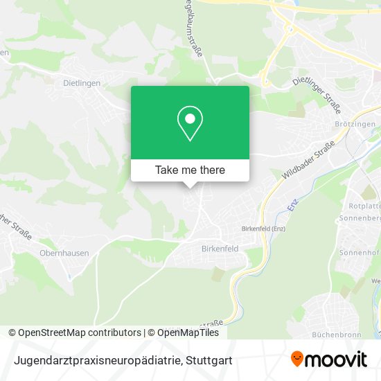 Jugendarztpraxisneuropädiatrie map