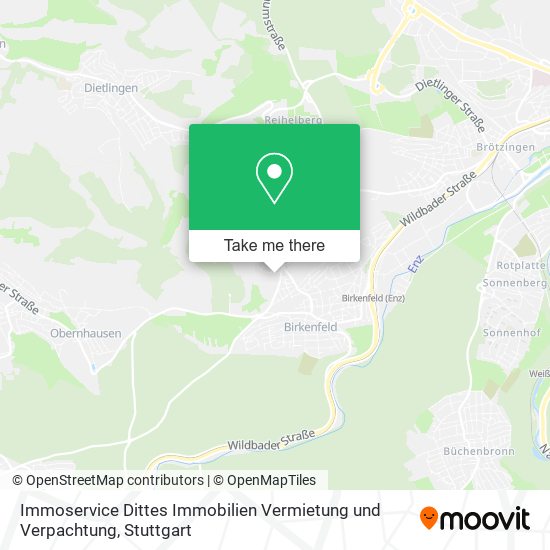 Immoservice Dittes Immobilien Vermietung und Verpachtung map