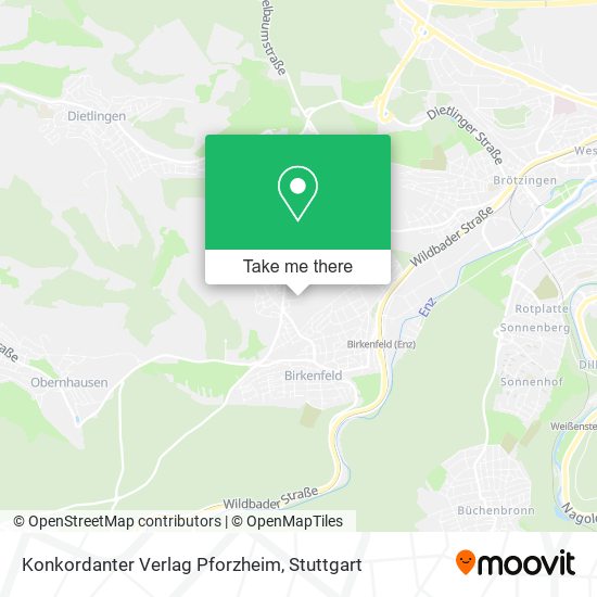 Konkordanter Verlag Pforzheim map
