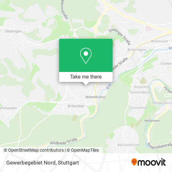 Карта Gewerbegebiet Nord