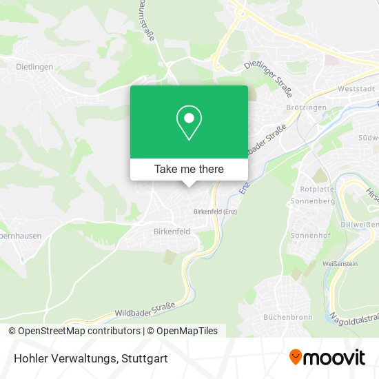 Hohler Verwaltungs map