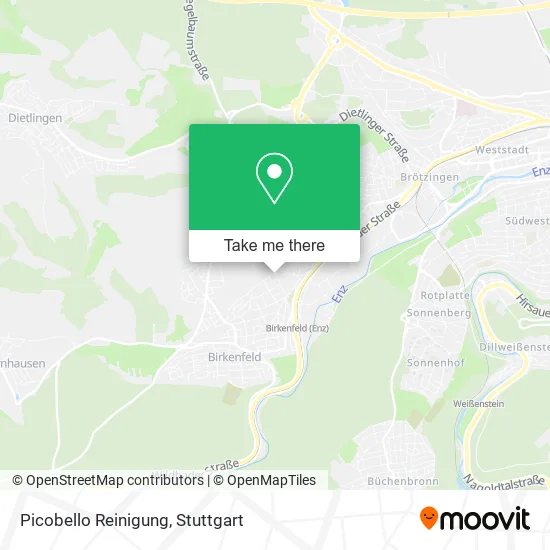 Карта Picobello Reinigung