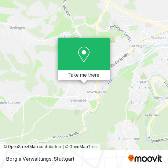 Карта Borgia Verwaltungs