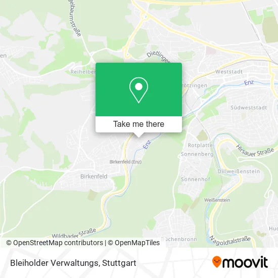 Карта Bleiholder Verwaltungs
