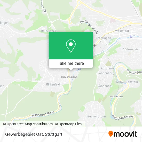 Карта Gewerbegebiet Ost