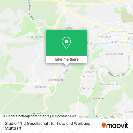 Карта Studio 11 d Gesellschaft für Foto und Werbung
