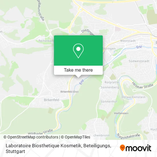 Карта Laboratoire Biosthetique Kosmetik, Beteiligungs