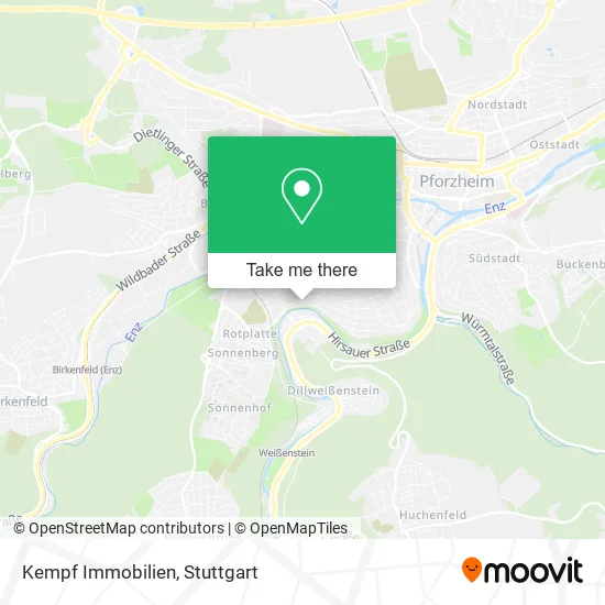 Карта Kempf Immobilien