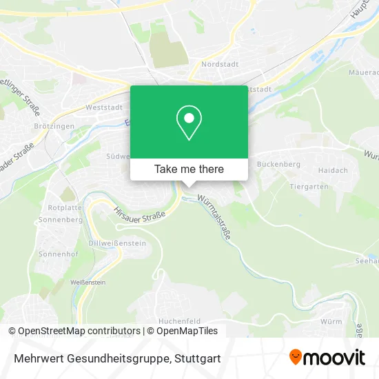 Карта Mehrwert Gesundheitsgruppe