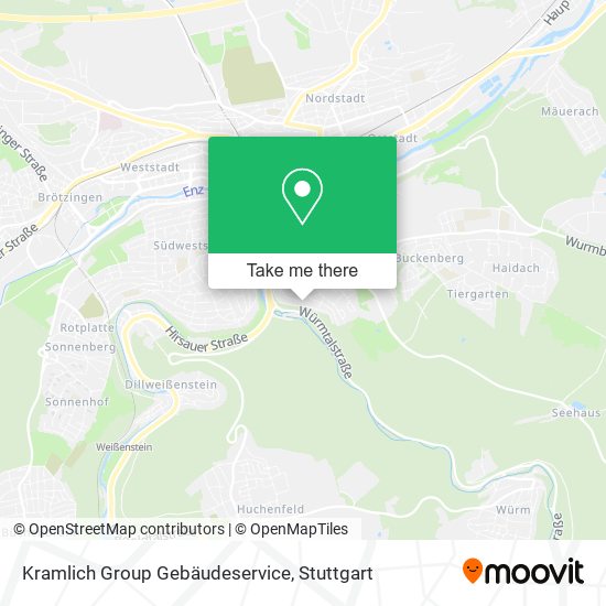 Kramlich Group Gebäudeservice map