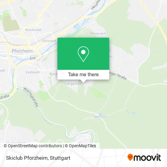 Карта Skiclub Pforzheim