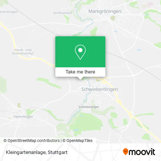Карта Kleingartenanlage