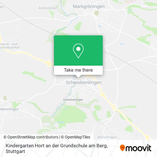 Kindergarten Hort an der Grundschule am Berg map