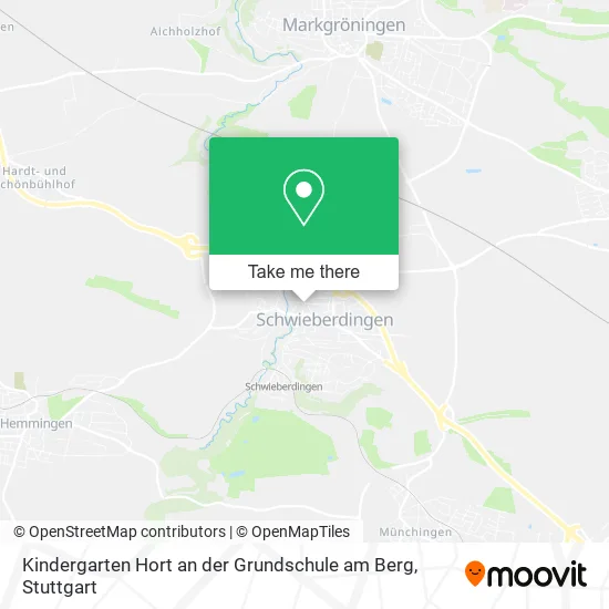 Карта Kindergarten Hort an der Grundschule am Berg