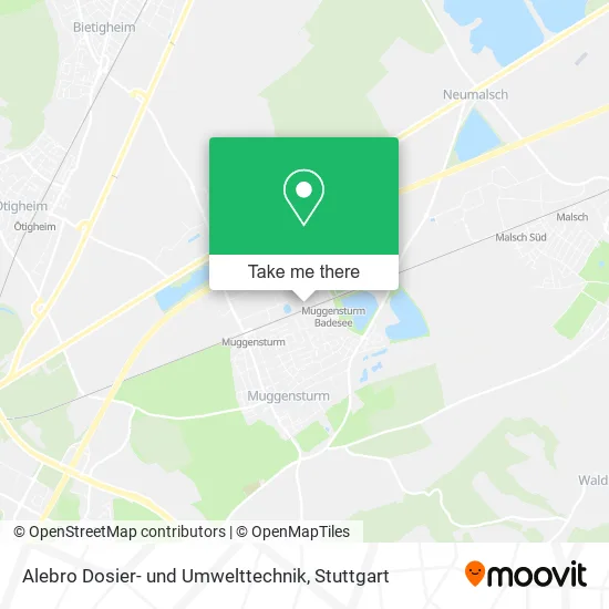 Карта Alebro Dosier- und Umwelttechnik
