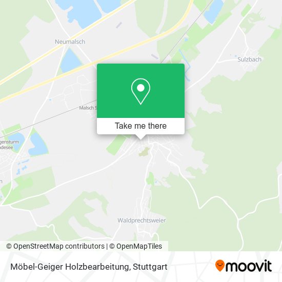 Карта Möbel-Geiger Holzbearbeitung
