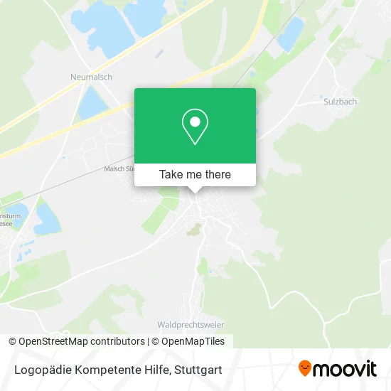 Карта Logopädie Kompetente Hilfe