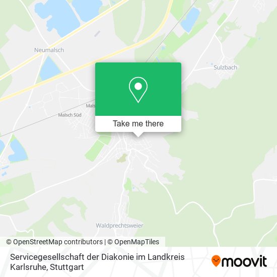 Servicegesellschaft der Diakonie im Landkreis Karlsruhe map