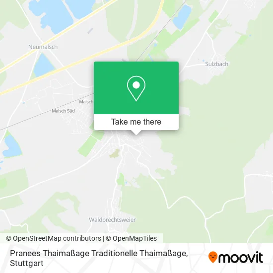 Карта Pranees Thaimaßage Traditionelle Thaimaßage