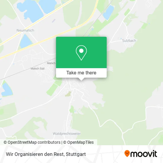 Карта Wir Organisieren den Rest