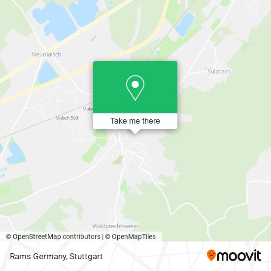 Карта Rams Germany