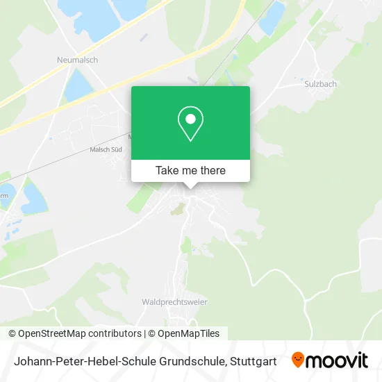 Карта Johann-Peter-Hebel-Schule Grundschule